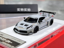 Load image into Gallery viewer, 1:64 Matte Gray 458 GT LB Racing Sports Model Diecast Resin Car BN