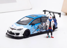 Load image into Gallery viewer, CC 1:64 JDM Civic Type R FD2 Figure Sports Model Diecast Metal Car New Collection
