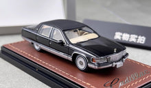 Load image into Gallery viewer, GOC 1:64 Black Fleetwood American Classic Model Diecast Metal Car New Collecction