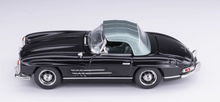 Load image into Gallery viewer, GFCC 1:64 Black Soft Top 1960 300SL Roadster Sports Model Diecast Metal Car