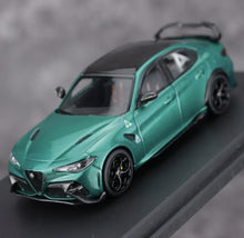 Load image into Gallery viewer, MG 1:64 Green Romea GTAm Sedan Sports Model Diecast Metal Car New Collection
