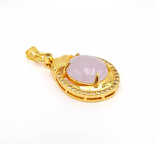 Load image into Gallery viewer, Nature Jade Water Drop Pendant Necklace Gift Jewelry charm Blessing Lucky New g