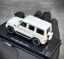 Load image into Gallery viewer, AUTOart 1:64 White Benz AMG G63 ORV SUV Sports Model Car ABS BN