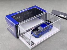 Load image into Gallery viewer, FH 1:64 Blue Carbon Skyline GTR R34 Z-Tune Sports Model Diecast Metal Car New Collection
