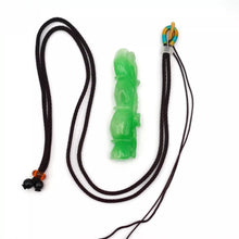 Load image into Gallery viewer, Nature Jade Lotus Root Pendant Necklace Gift Jewelry charm Blessing Lucky New