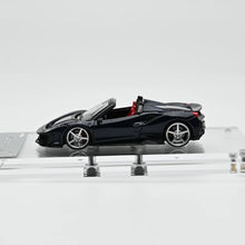 Load image into Gallery viewer, TPC 1:64 Navy Blue Novitec 488 Convertible Sports Model Diecast Metal Car New Collection