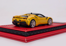Load image into Gallery viewer, ART 1:64 Yellow SF90 Stradale Hard Top Sports Model Diecast Resin Car New