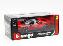 Load image into Gallery viewer, Bburago 1:24 Red SF90 Stradale Racing Sports Model Toy Diecast Metal Car BN