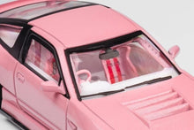 Load image into Gallery viewer, MT 1:64 JDM Pink Silvia S13 180SX Valentine Sports Model Diecast Metal Car New