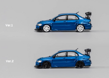 Load image into Gallery viewer, CM 1:64 Blue JDM Lancer Evo 9 IX Voltex Sports Model Diecast Metal Car New Collection