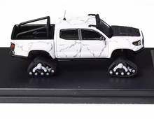 Load image into Gallery viewer, GCD 1:64 White Tacoma Pickup Truck Snow Sports Model Diecast Metal Car New Collection