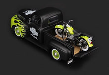 Load image into Gallery viewer, Maisto 1:24 1948 FL Panhead F1 Pickup Truck Motorcycle Model Toy Metal Car BN