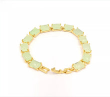 Load image into Gallery viewer, Nature Jade Beaded Bracelet Jewelry Blessing Lucky Fortune Gift For Her Lime
