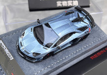 Load image into Gallery viewer, 1:64 GradePro Cyan SVJ LP770-4 Aventador Sports Model Diecast Resin Car New Collection