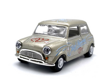 Load image into Gallery viewer, 1:43 Mini Copper Gold Just Married Classic Model Diecast Metal Car