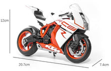 Load image into Gallery viewer, WELLY 1:10 White KTM 1190 RC8 R Sports Racing Model Diecast Metal Motorcycle