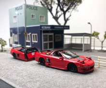 Load image into Gallery viewer, FY 1:64 Red JDM NSX TRA Camper Trailer Sports Model Diecast Metal Car New