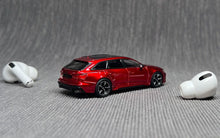 Load image into Gallery viewer, Masdi 1:64 Red RS6 Avant Wagon Sports Model Diecast Metal Car New Collection