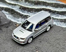 Load image into Gallery viewer, Fiberrun 1:64 Silver Forester SG9 STI SUV Sports Model Diecast Metal Car New Collection