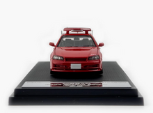 Load image into Gallery viewer, Mortal 1:64 Red Police ER34 SKYLINE 25GT Sports Model Diecast Metal Car New Collection