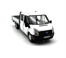 Load image into Gallery viewer, 1:76 White Transit Double Cab Delivery Truck Model Diecast Metal Car New