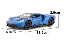 Load image into Gallery viewer, WELLY 1:36 Blue 2017 GT Racing Sports Model Diecast Toy Metal Car BN