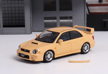 Load image into Gallery viewer, 1:64 Furuya HEC Yellow Impreza WRX STI VII 7 Sports Model Diecast Metal Car