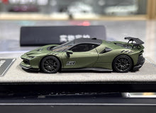 Load image into Gallery viewer, HH 1:64 Matte Green SF90 XX Stradale Sports Model Diecast Resin Car BN