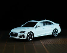 Load image into Gallery viewer, Masdi 1:64 White A4L Sedan Sports Model Diecast Metal Car New Collection