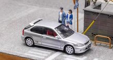 Load image into Gallery viewer, FH 1:64 Silver Civic Type R EK9 Hatchback Sport Model Diecast Metal Car New