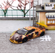 Load image into Gallery viewer, King 1:64 Aventador LP700 LBWK Tiger Racing Sports Model Diecast Metal Car New