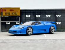 Load image into Gallery viewer, MINIGT 1:64 Blue Bugatti EB110 Super Sports Model Diecast Metal Car New Collection