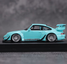 Load image into Gallery viewer, IG 1:64 Blue Green RWB 993 Classic Sports Model Diecast Metal Car New Collection
