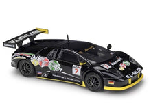Load image into Gallery viewer, Bburago 1:24 Black Murcielago FIA GT Racing Sport Model Toy Diecast Metal Car