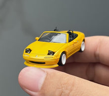 Load image into Gallery viewer, MT 1:64 JDM Yellow Miata MX5 Roadster Sports Model Diecast Metal Car New Collection