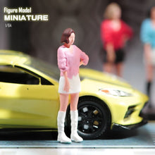 Load image into Gallery viewer, 1:64 Painted Unpainted Figure Model Miniature Resin Diorama Short Hair Girl Sand New