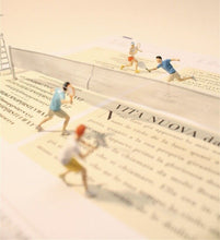 Load image into Gallery viewer, 1:64 Painted Figure Model Miniature Resin Diorama Sand Tennis Sports Outdoor Toy