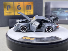 Load image into Gallery viewer, PGM 1:64 Gray 911 RWB 930 Round Classic Sports Model Diecast Metal Car New Collection