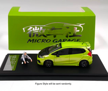 Load image into Gallery viewer, MG 1:64 Green Carbon JDM Fit GK5 RS Figure Sports Model Diecast Metal Car New Collection