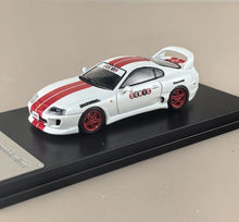 Load image into Gallery viewer, MC 1:64 White JDM Supra JZA80 Racing Sports Model Diecast Metal Car New Collection