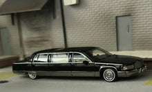 Load image into Gallery viewer, XG 1:64 Black Fleetwood Luxury Limousine Classic Model Diecast Metal Car New Collection