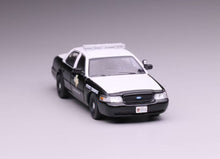 Load image into Gallery viewer, 1:64 596 TXPD Texas Patrol Police Crown Victoria CV Model Diecast Metal Car