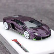 Load image into Gallery viewer, Tardis 1:64 Purple Aventador LP700-4 Sports Model Diecast Resin Car New Collection
