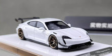 Load image into Gallery viewer, 404Error 1:64 White Taycan Roof Box Racing Sports Model Diecast Resin Car New Collection