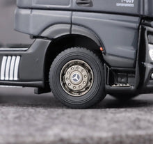 Load image into Gallery viewer, 1:64 Black Bird Actros Gigaspace 4x2 Trailer Truck Model Diecast Metal Car New Collection