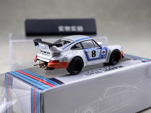 Load image into Gallery viewer, MM 1:64 Silver RWB 964 #8 Racing Sports Model Diecast Metal Car New Collection