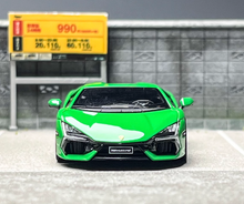 Load image into Gallery viewer, LCD 1:64 Green Revuelto Racing Sports Model Diecast Metal Car New Collection