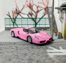 Load image into Gallery viewer, King 1:64 Pink Enzo Super Racing Sports Figure Model Diecast Metal Car New