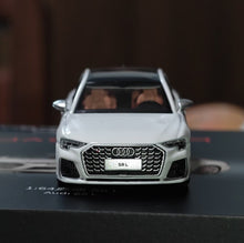 Load image into Gallery viewer, JKM 1:64 White S8 L D5 Luxury Sedan Sports Model Diecast Metal Car New Collection