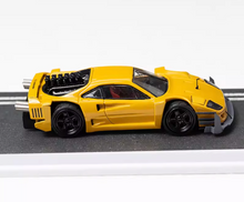 Load image into Gallery viewer, DCM 1:64 Yellow F40 Custom Racing Sports Model Diecast Metal Car New Collection